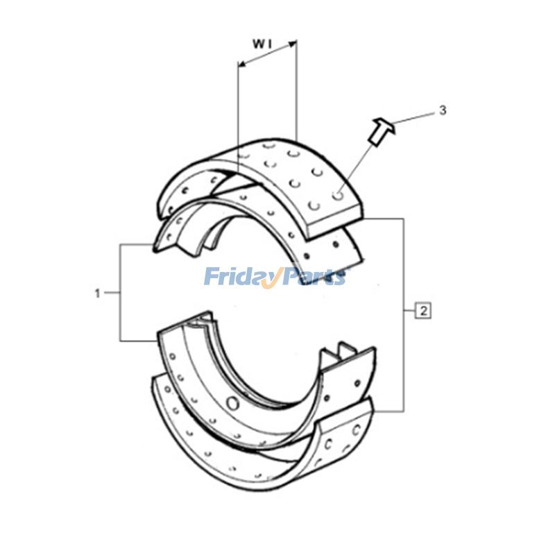 トラック ブレーキパッドキット