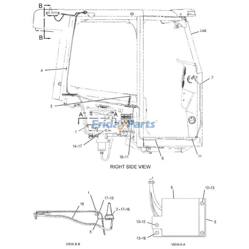 Brake Pad Kiterpillar CAT D4K2 for Tractor