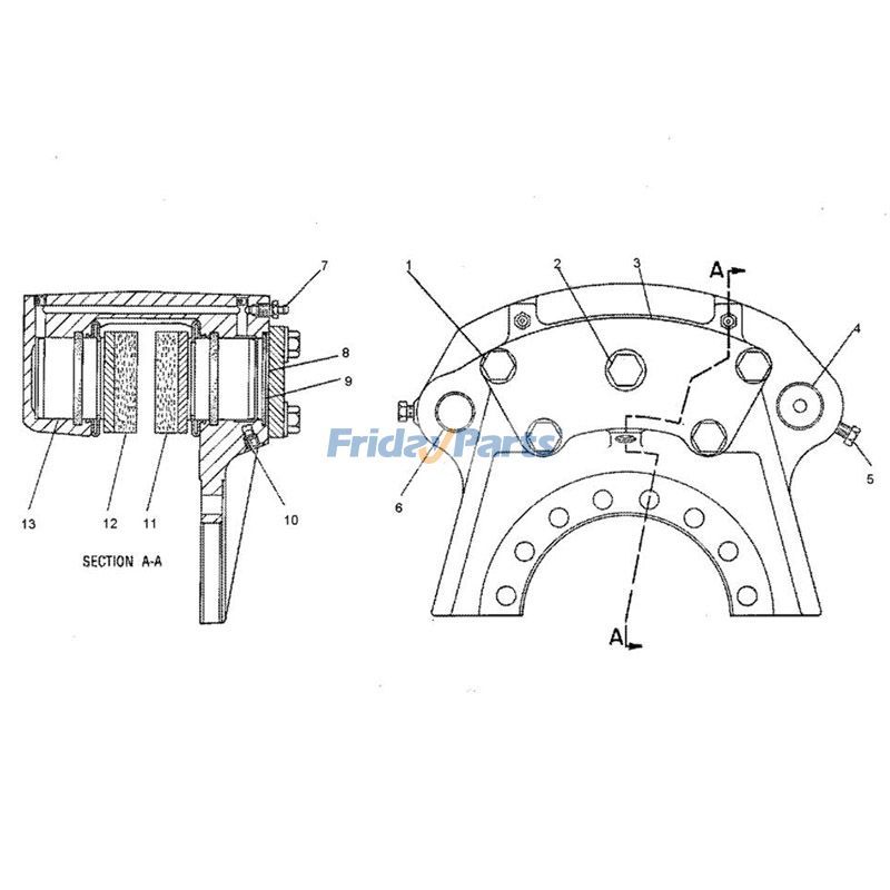 ローダー ブレーキパッド キタピラーホイール CAT