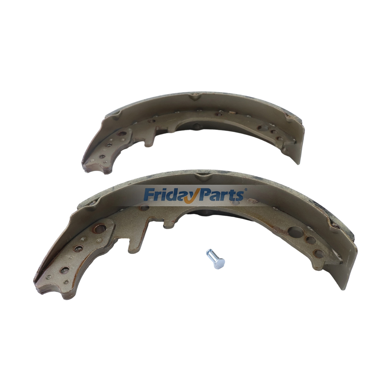 2 piezas de zapatas de freno con perno 3EA-30-11420 para montacargas Komatsu FB10/14EX-10 FB15/18EXG-10 FD14-15 FD15-17 FD18-18 FG14-15 FG18-18 para Montacargas Para KOMATSU FridayParts
