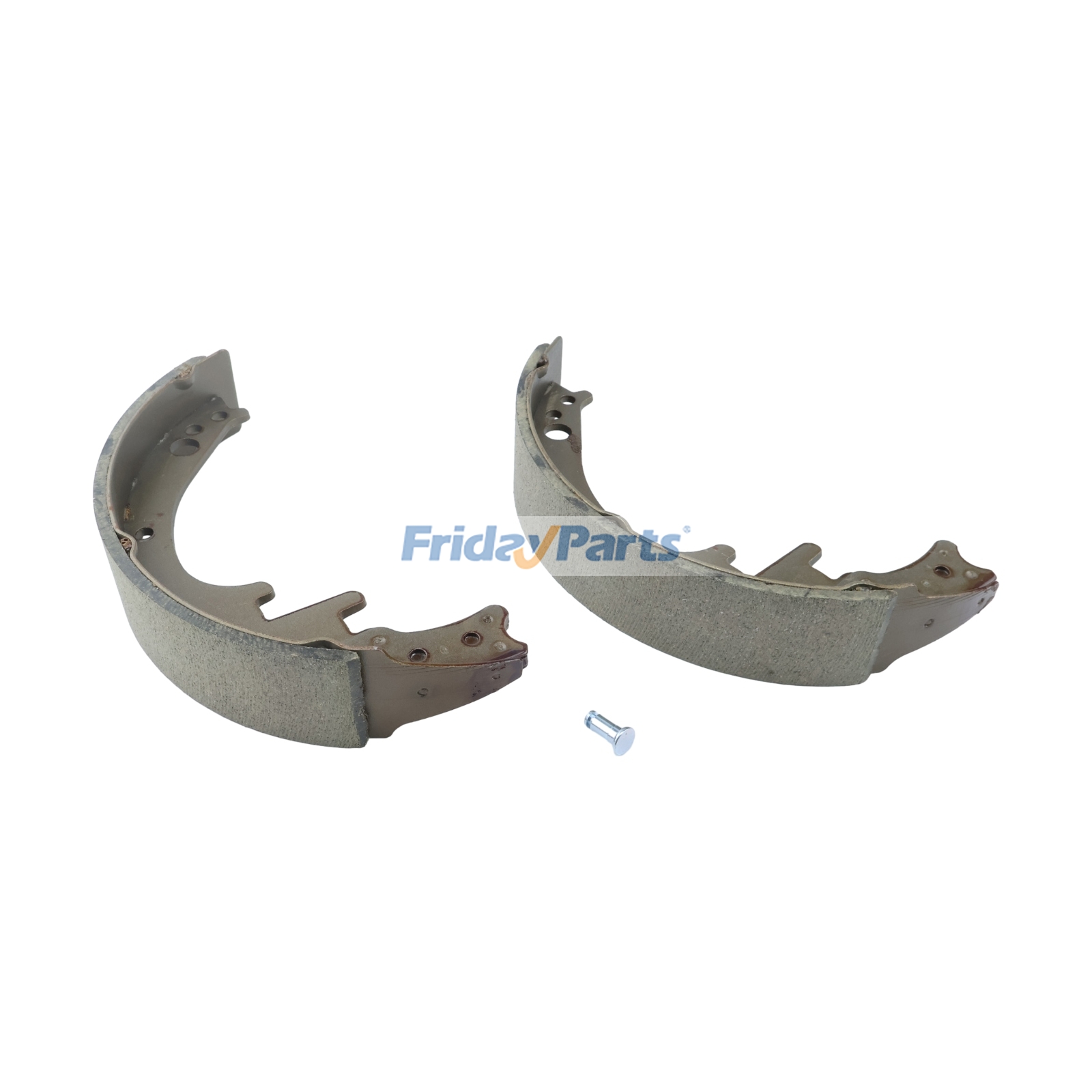 2 piezas de zapatas de freno con perno 3EA-30-11420 para montacargas Komatsu FB10/14EX-10 FB15/18EXG-10 FD14-15 FD15-17 FD18-18 FG14-15 FG18-18 de FridayParts