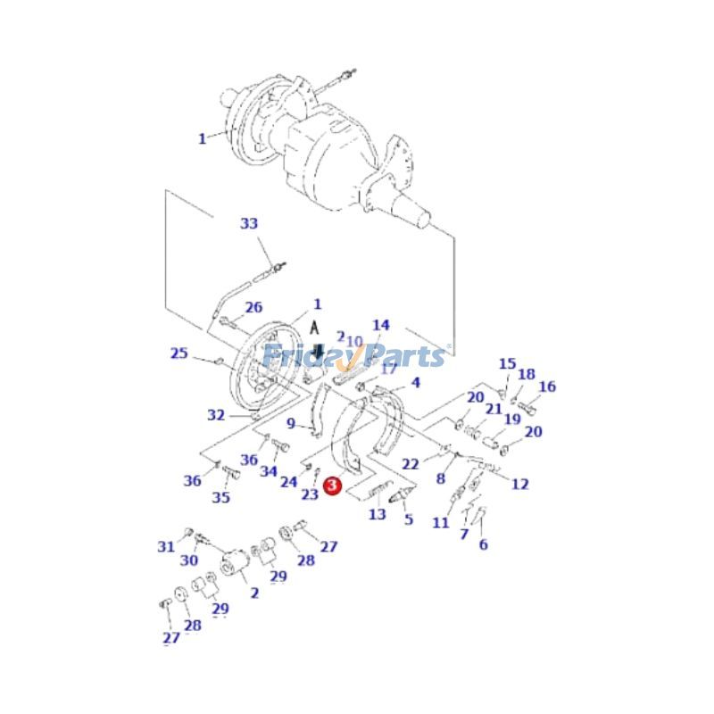 Brake Shoe for Forklift