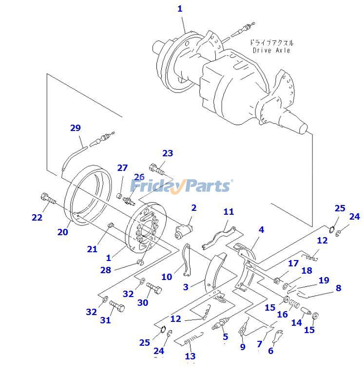 Brake Shoe for Forklift