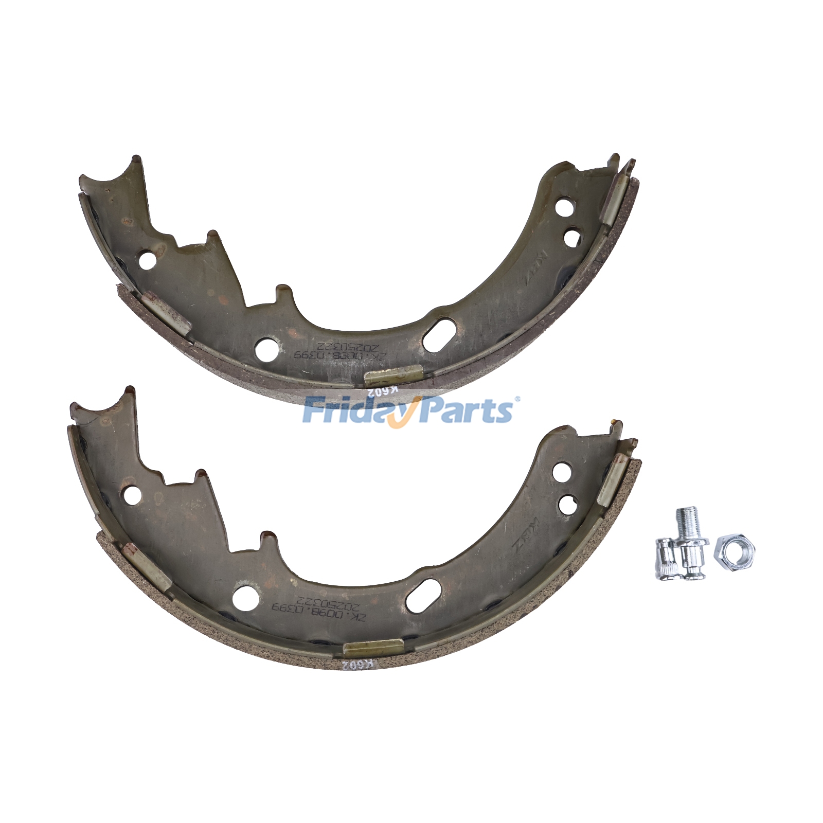 Motor,Empilhadeira  Para Mitsubishi,Para TCM,Para Toyota - 1 Par de Sapatas de Freio C-52-13117-53000 para Empilhadeira Mitsubishi FD20N-F18C FD25N-F18C FG20N-F17D FG25N-F17D FD30AN FD35AN