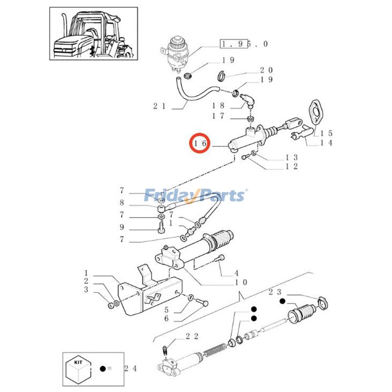  Brake Master Cylinder New Holland For Ford,For New Holland