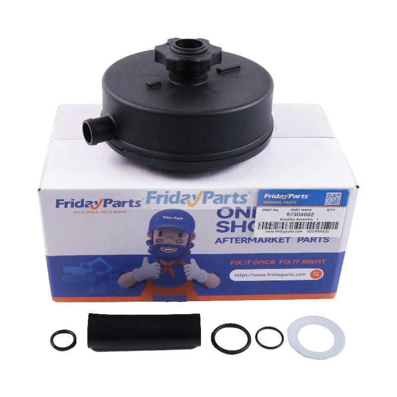 Breather Assembly 87304662 for New Holland B100B B110B B115B B95B B110B D150C T6.120 T6070 T6080
