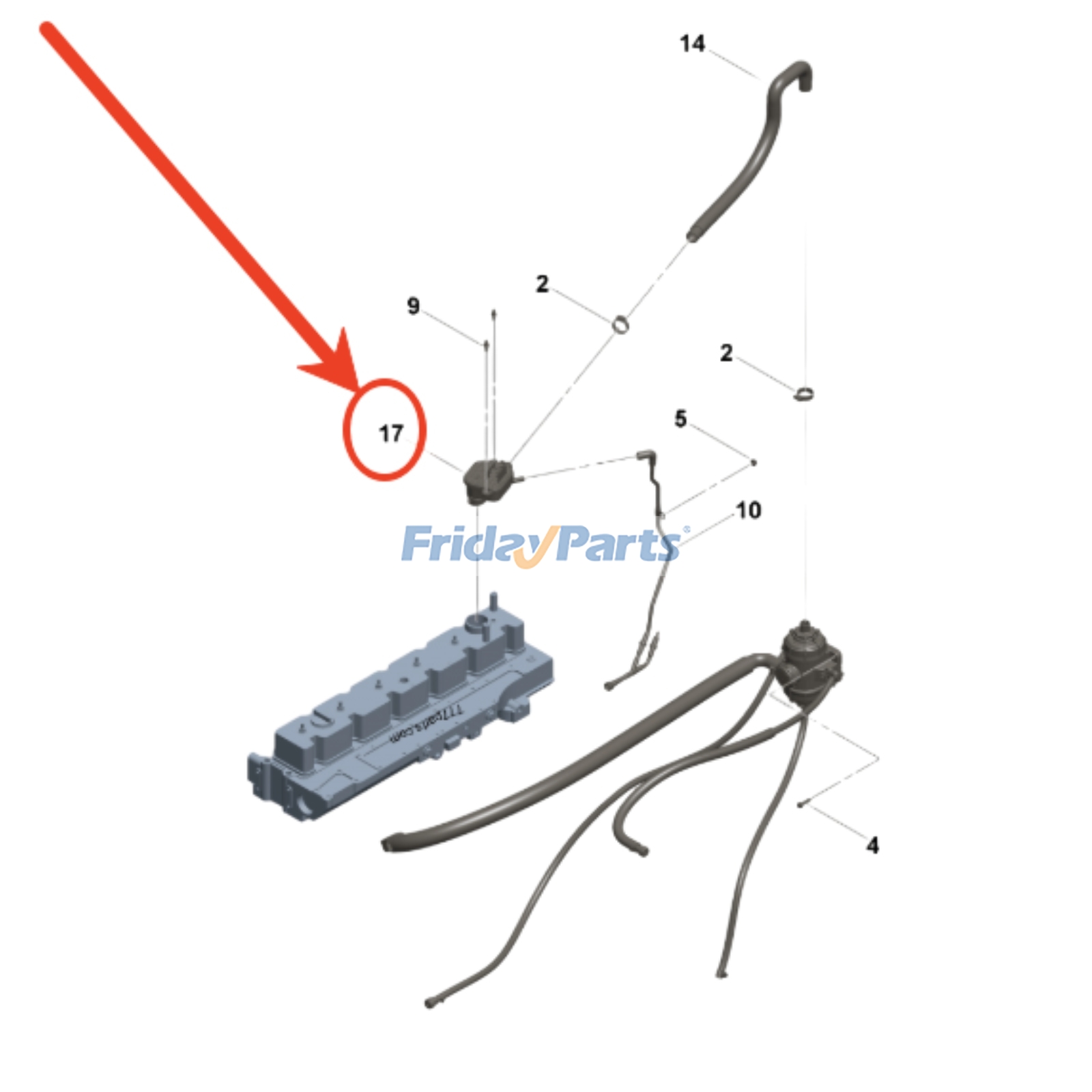 Breather Housing for Engine