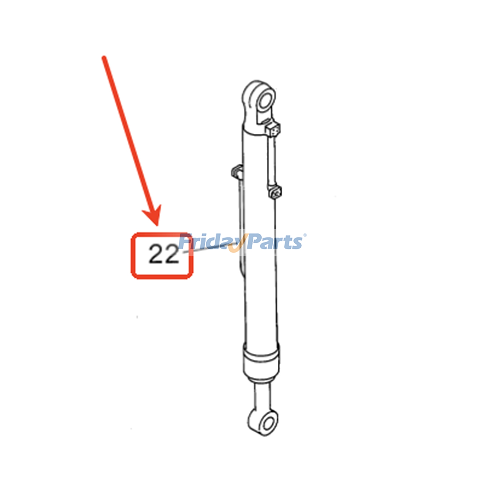 FridayParts Schaufelzylinder