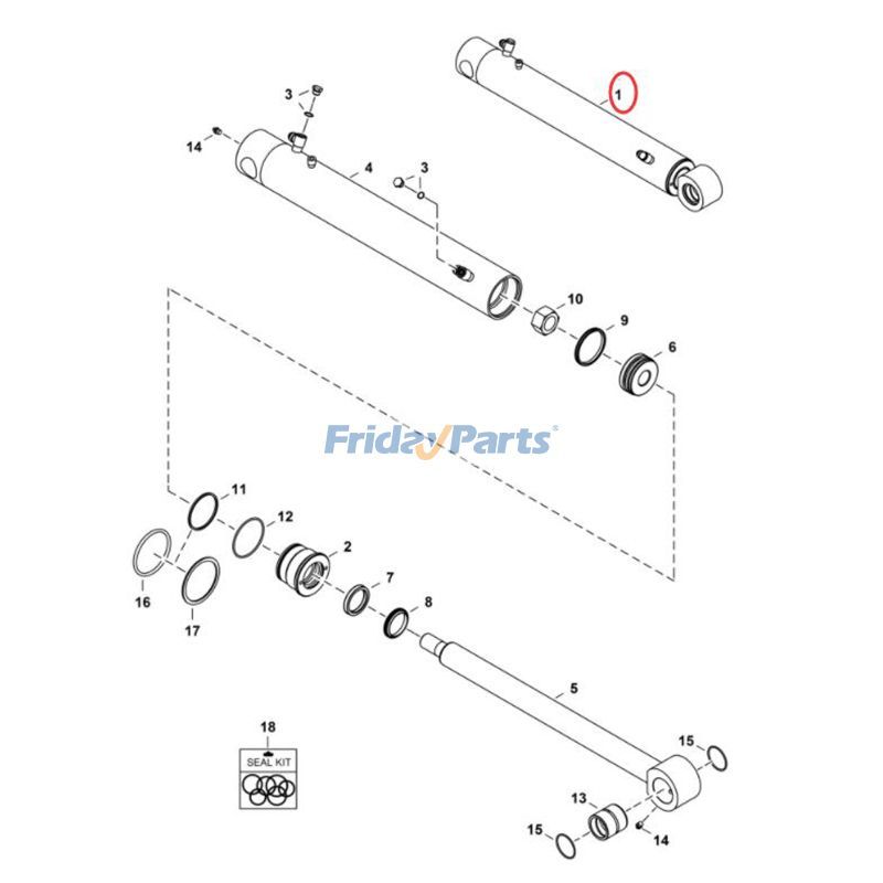FridayParts Schaufelzylinder