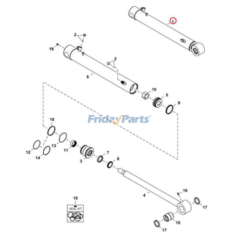FridayParts Schaufelzylinder