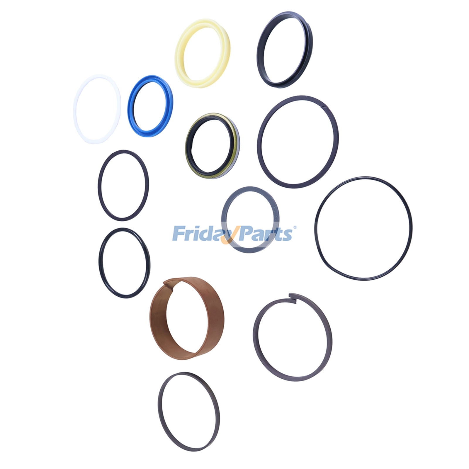 Bucket Cylinder Seal Kit compatible with Excavator