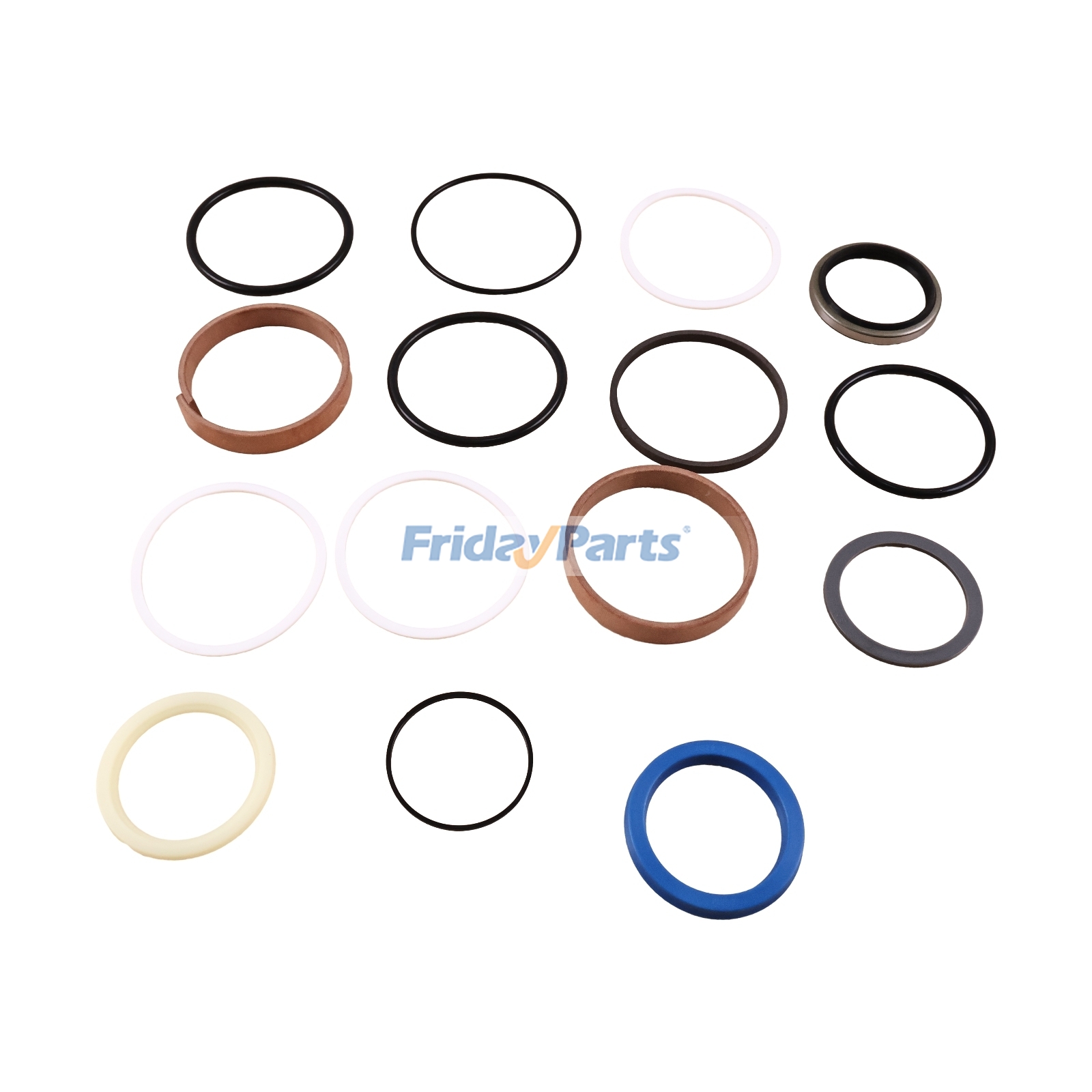 Zestaw uszczelek cylindra łyżki 2438U1096R200 do koparki Kobelco 70SR 70SR-1E 70SR-1ES 80MSR 80MSR-1E 80MSR-1ES SK60 SK60-1 SK80CS SK80CS-1E