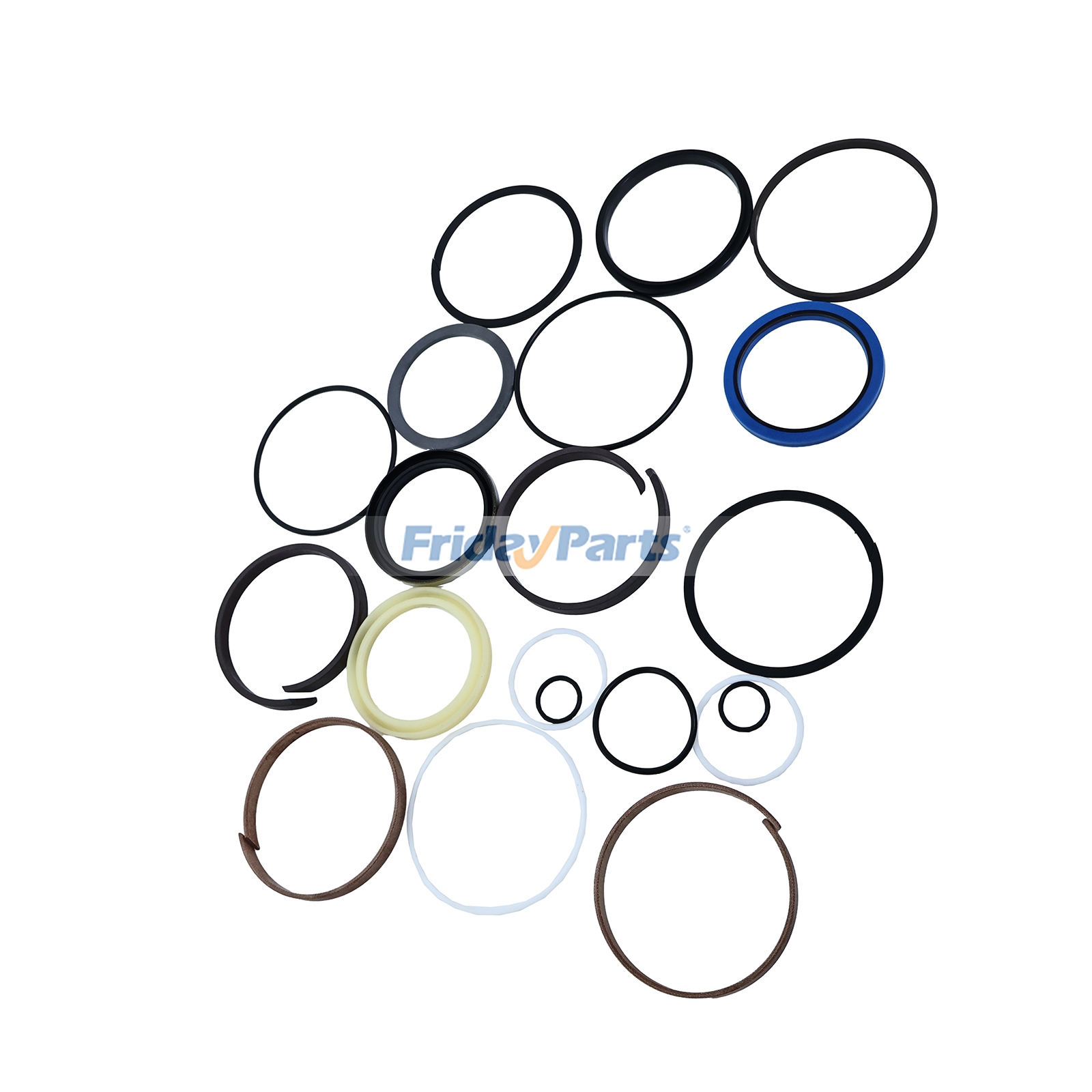 Kit de sello de cilindro de cuchara 2440-9127K 401107-00310 para excavadora Komatsu Doosan Daewoo S130W-III Solar 130W-V de FridayParts