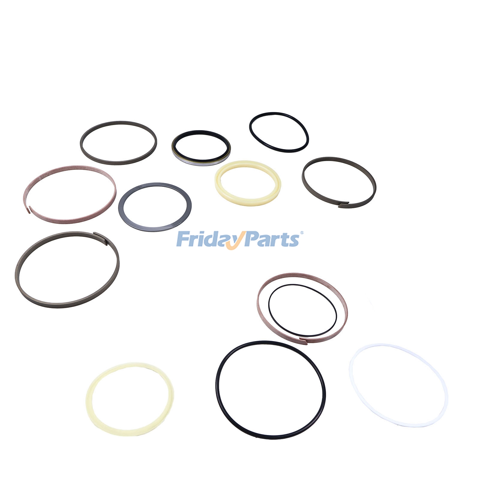 Kit de sello de cilindro de cucharón 4653042 para excavadora Hitachi ZX450-3 ZX470-5G ZX470H-3 ZX470LC-6 ZX470R-3 ZX500LC-3 ZX520LCH-3 ZX520LCR-3 de FridayParts