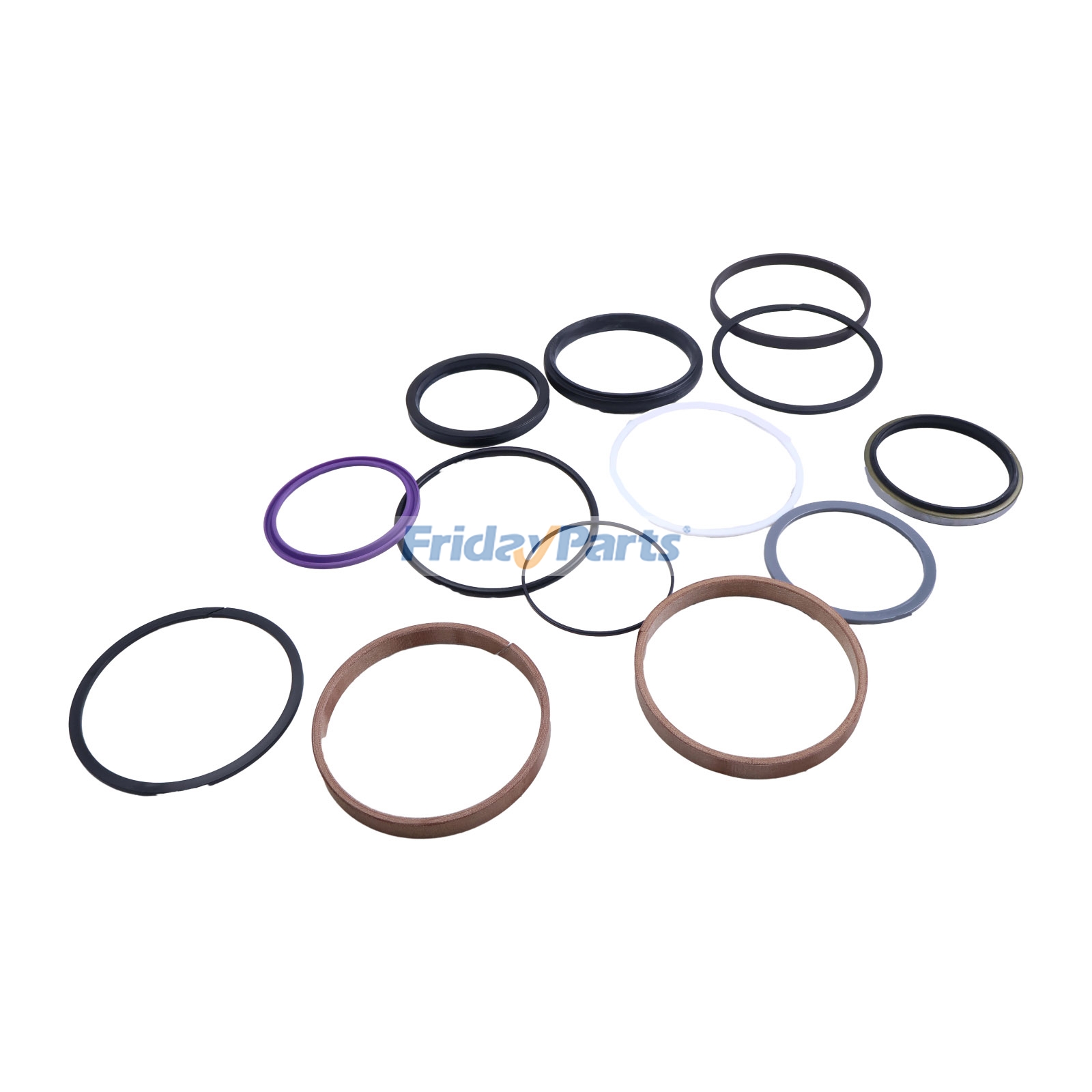 Kit de vedação de cilindro de caçamba 707-98-47620 para escavadeira Komatsu PC200-5 PC200-6 PC210-6 PC220-6 PC230-6 FridayParts