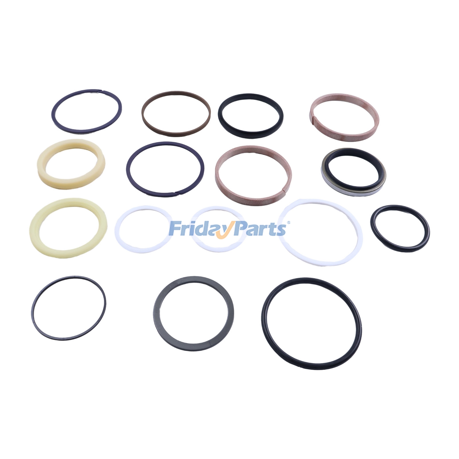 Kit de sello de cilindro de cucharón 707-99-25870 para excavadora Komatsu PC120-6E0 PC130-7 PC200-7 PC200LC-7 PC220LC-7 de FridayParts