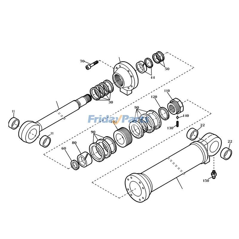 Bucket Cylinder Seal Kit Crawler for Excavator