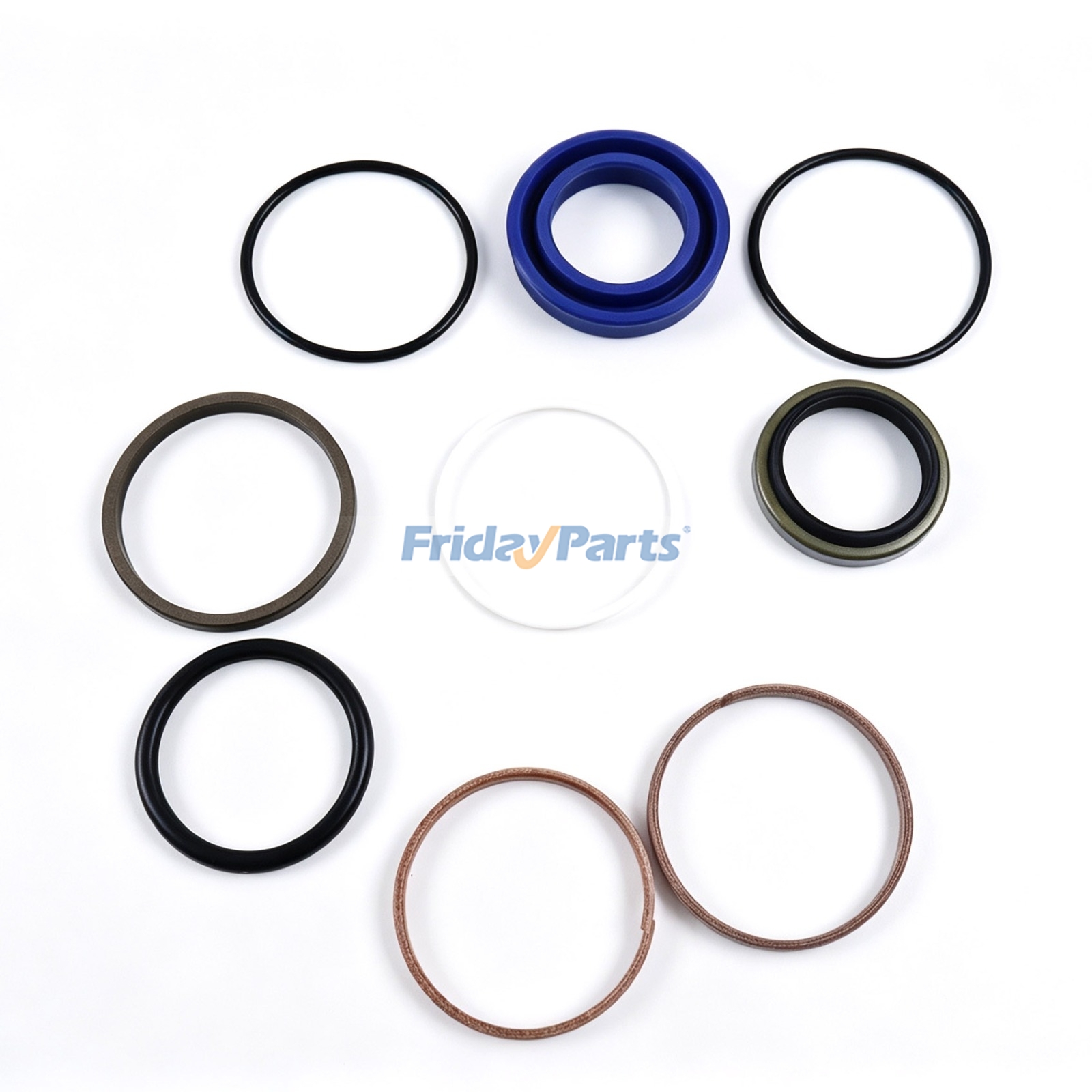 Dichtungssatz für Schaufelzylinder 72280251 PX01V00041R300 für New Holland Bagger E30, E30B, E35, E35B, E35BSR, EH30.B, EH35.B