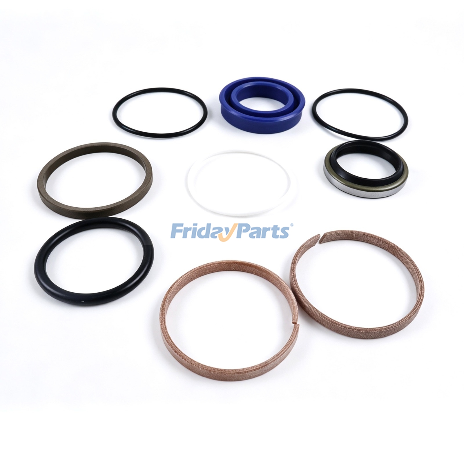 Dichtungssatz für Schaufelzylinder 72280251 PX01V00041R300 für New Holland Bagger E30, E30B, E35, E35B, E35BSR, EH30.B, EH35.Bfür Für New Holland