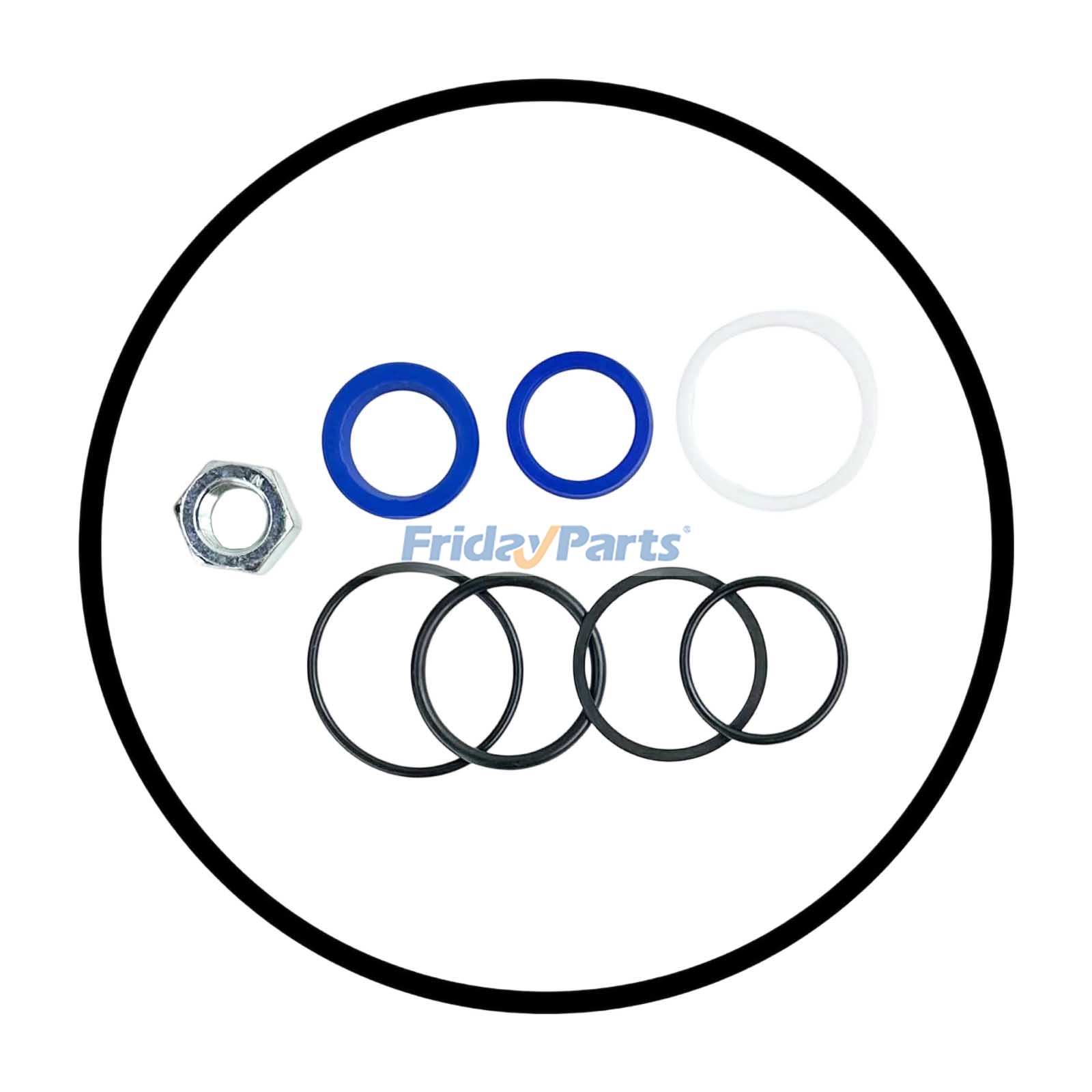 Bucket Cylinder Seal Kit 75545-64400 for Kubota Tractor LA350A LA450A LA450S LA480 LA480-C LB400