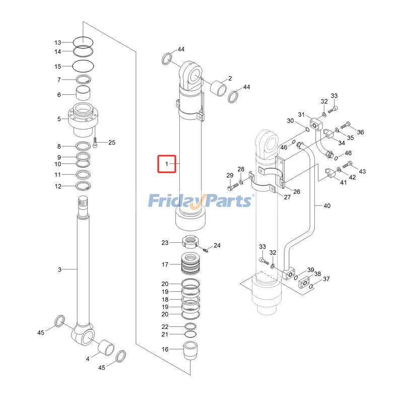 FridayParts Schaufelzylinder