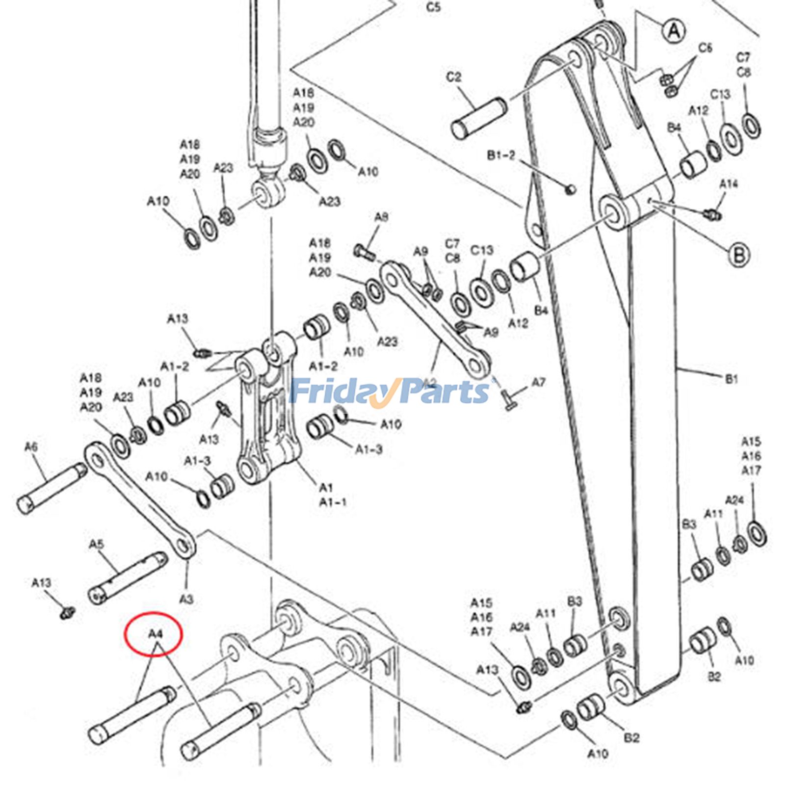 Bucket Pin for Excavator