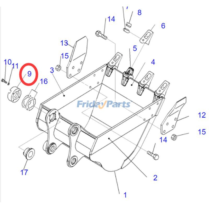 Excavator Bucket Plate