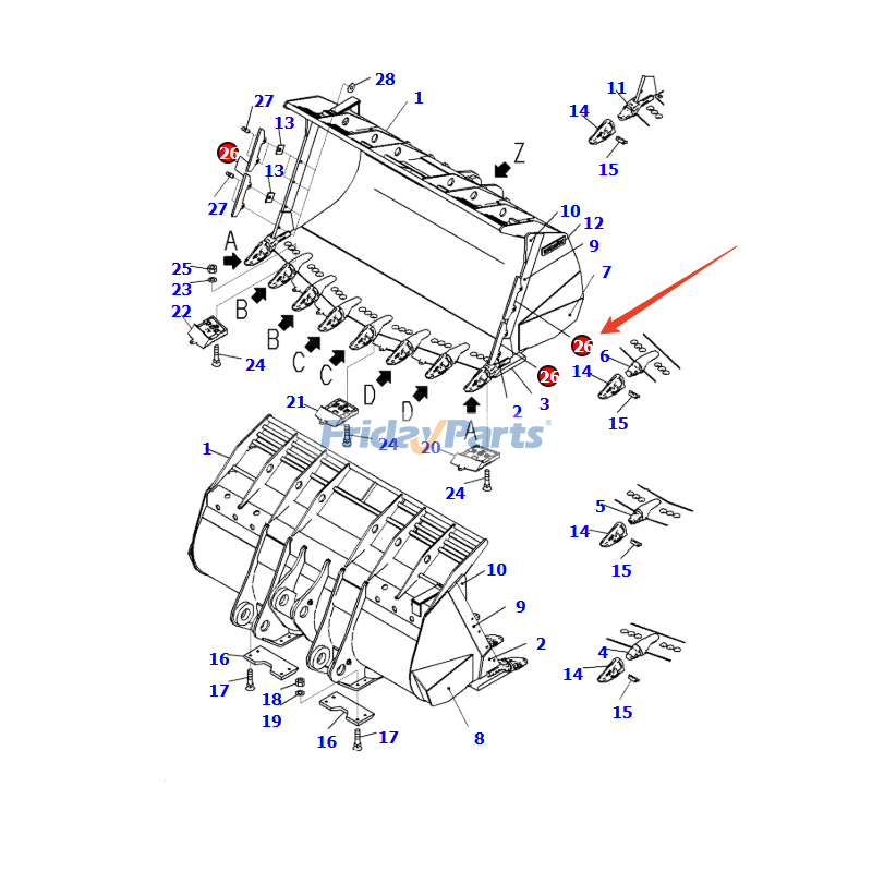 Bucket Side Guard for Excavator,Loader