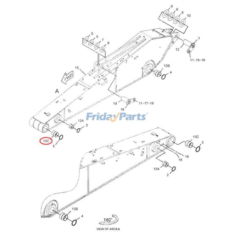 Bucket Steel Bearing Bushingerpillar CAT 374D 374F for Excavator
