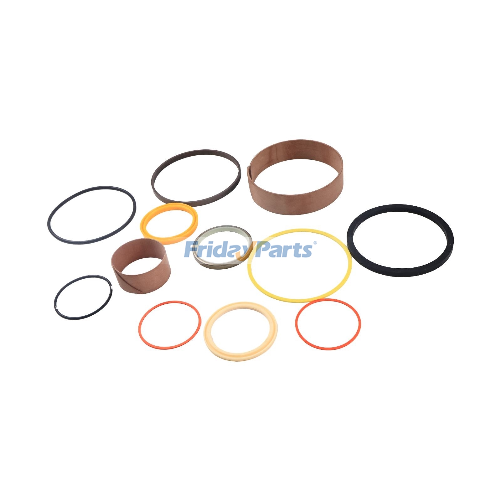 Bucket Tilt Cylinder Seal Kit compatible with Loader