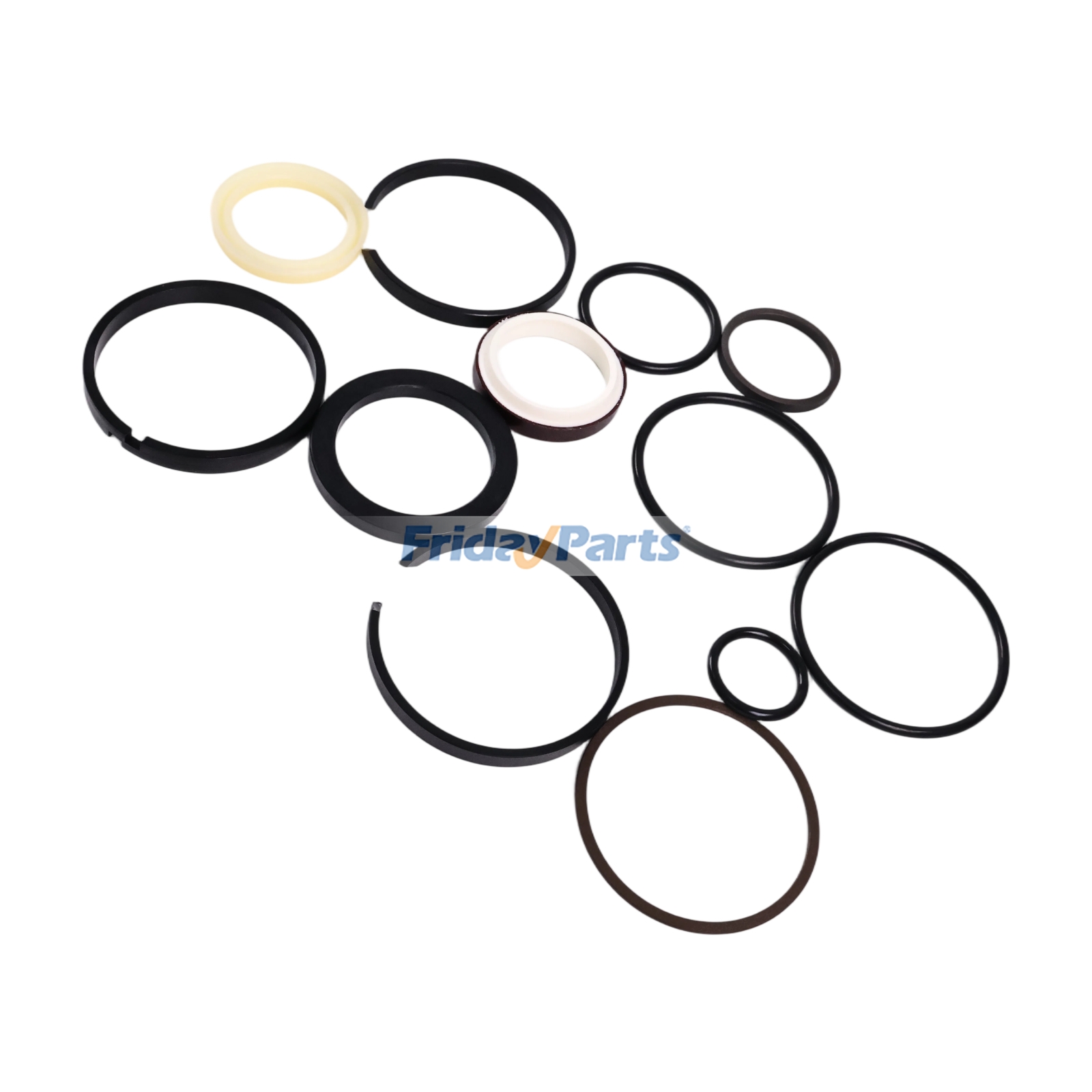 Bucket Tilt Cylinder Seal Kit compatible with Loader