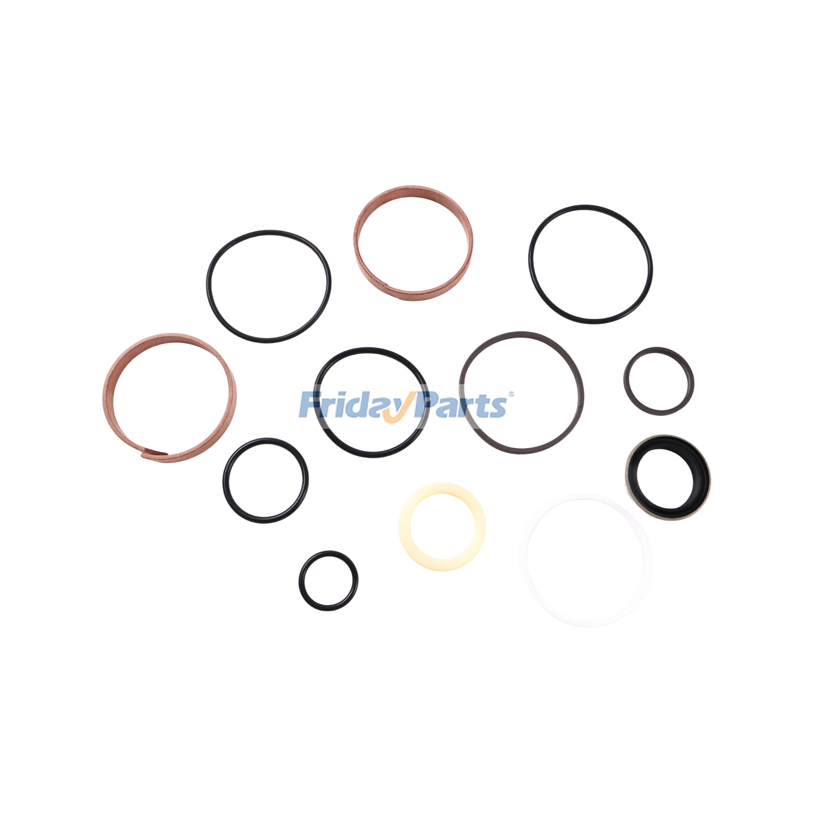 Bucket Tilt Cylinder Seal Repair Kit EMF301020002 for Sunward Skid Steer Loader SWL3210 SWL2810 Premium Quality with 3-Year Warranty