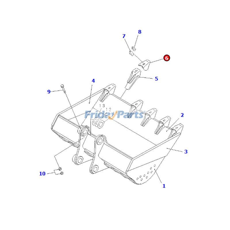 Dent de godetpour Pelle