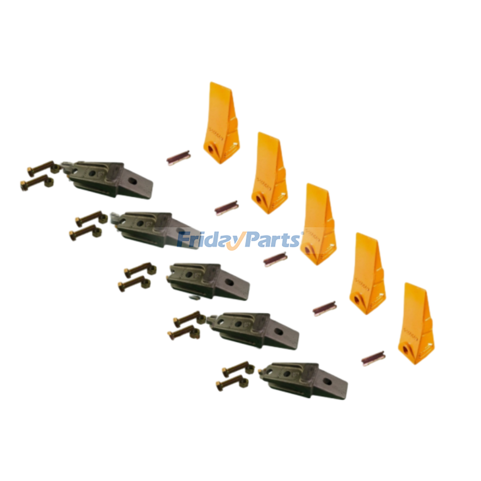 Bucket tooth Kit for Bobcat Loader B100 B250 B300 BL575