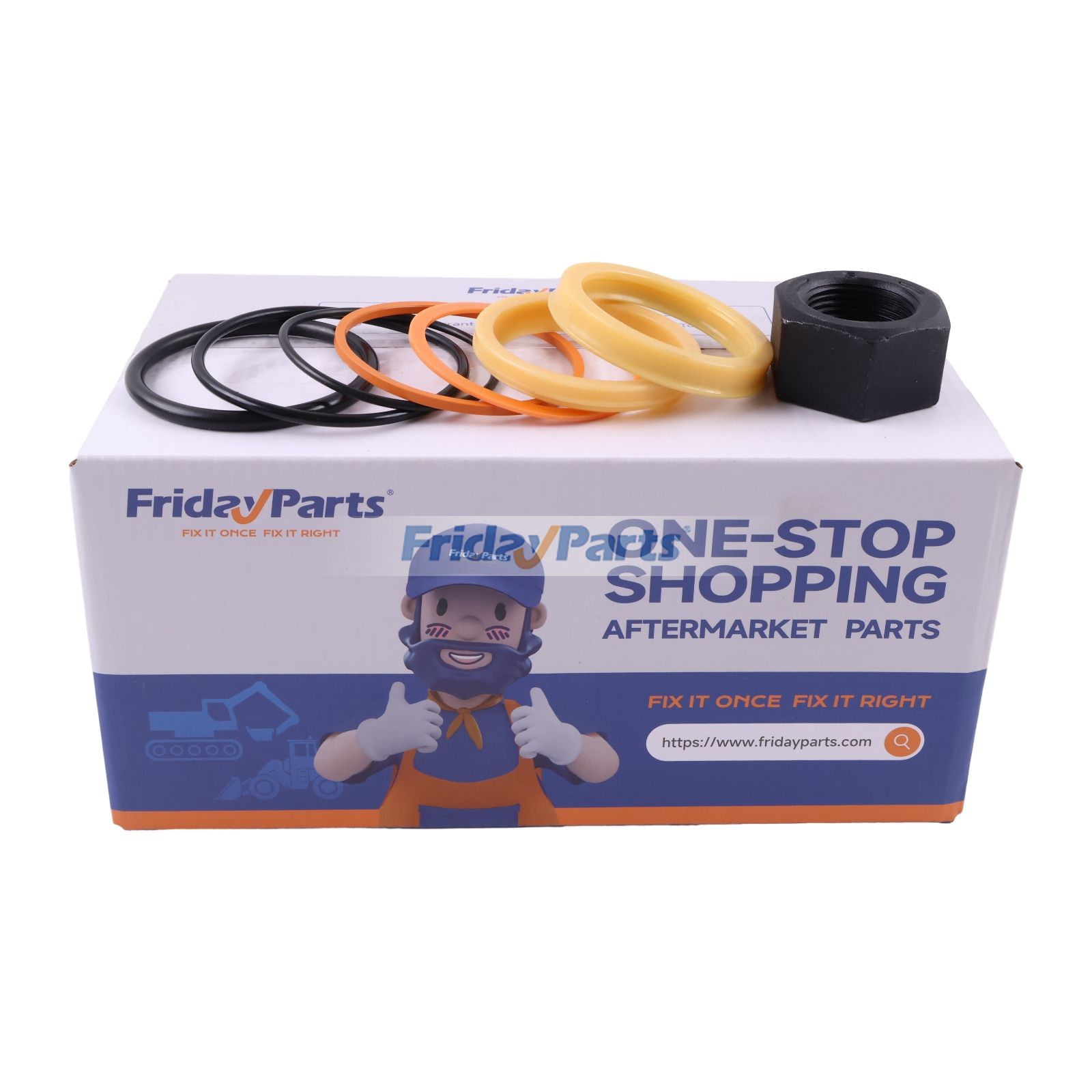 Bucket Cylinder Seal Kit 7137933 for Bobcat Backhoe Loader B100 B250 BL275