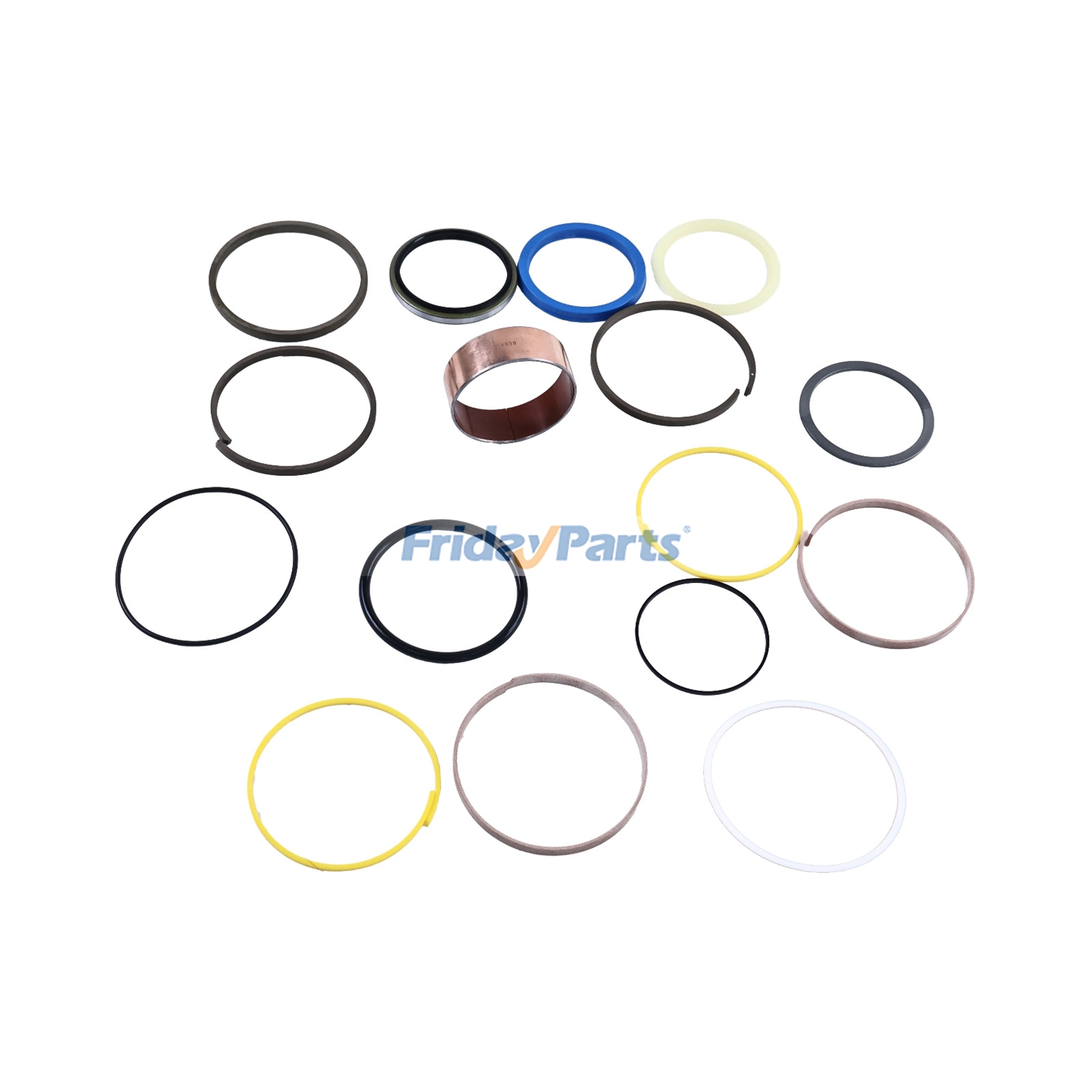 Tilt Cylinder Seal Kit compatible with Excavator