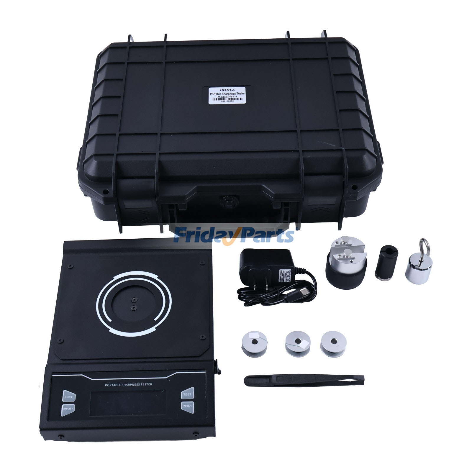 Testador de afiação de lâminas portátil IPST-1 para facas e lâminas, com bateria de lítio integrada e plugue americano. FridayParts