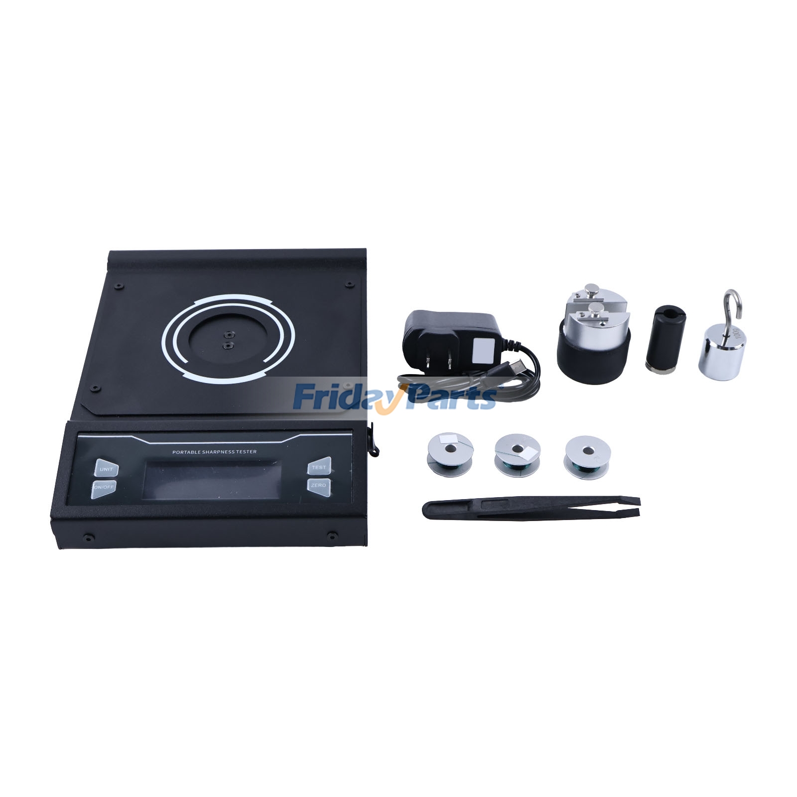 Testador de afiação de lâminas portátil IPST-1 para facas e lâminas, com bateria de lítio integrada e plugue americano.