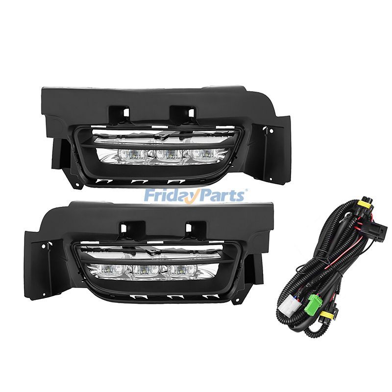 1 Set Stoßstange LED Nebel Licht DRL Fahren Lampe Abdeckung Fit 68214427AB 68214428AB für Dodge Charger 2015 2016 2017 Mit Kabelbaum