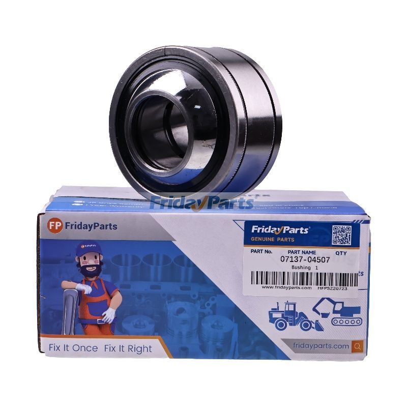 Bushing 07137-04507 for Komatsu Dozer D85A-18 D41P-6 D50A-18 D61E-12 D53A-18 D61EX-15 D58E-1B D68ESS-12