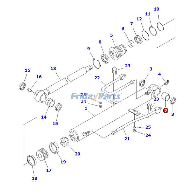  Bushing PC50UG-2 PC50UU-2 PC57-7 PC600-8 For KOMATSU