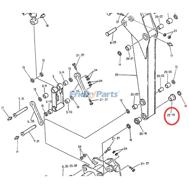 Bushing  For KOBELCO Excavator