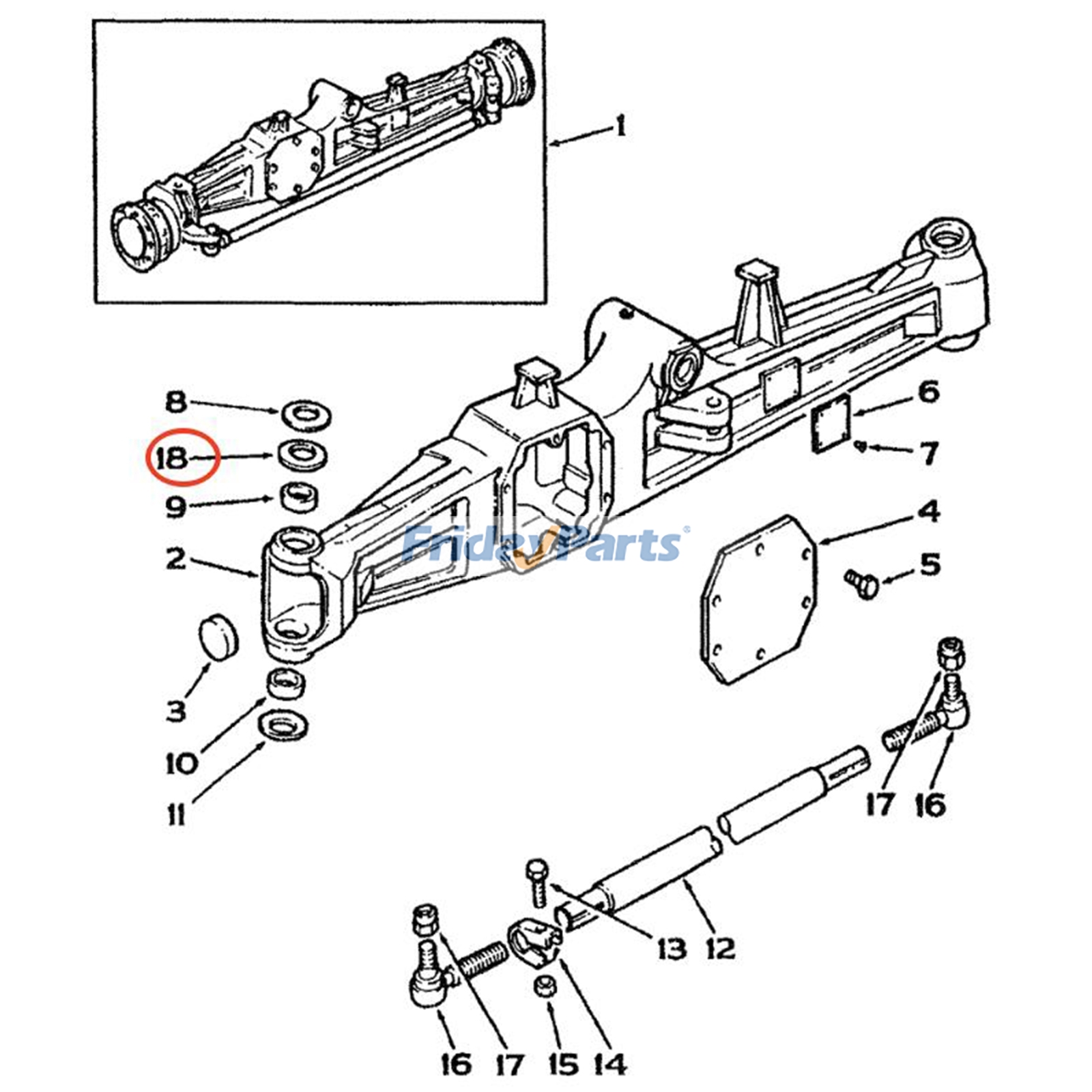 Parte para Pala cargadora