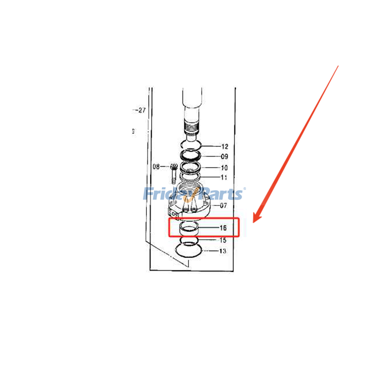 Bucha 4370337 AT250007 para escavadeira Hitachi EX300LC-5 EX400LC-5 EX450LC-5 ZAXIS330 ZAXIS330LC ZAXIS350LC ZAXIS350LCH ZAXIS450LC para Escavadora 