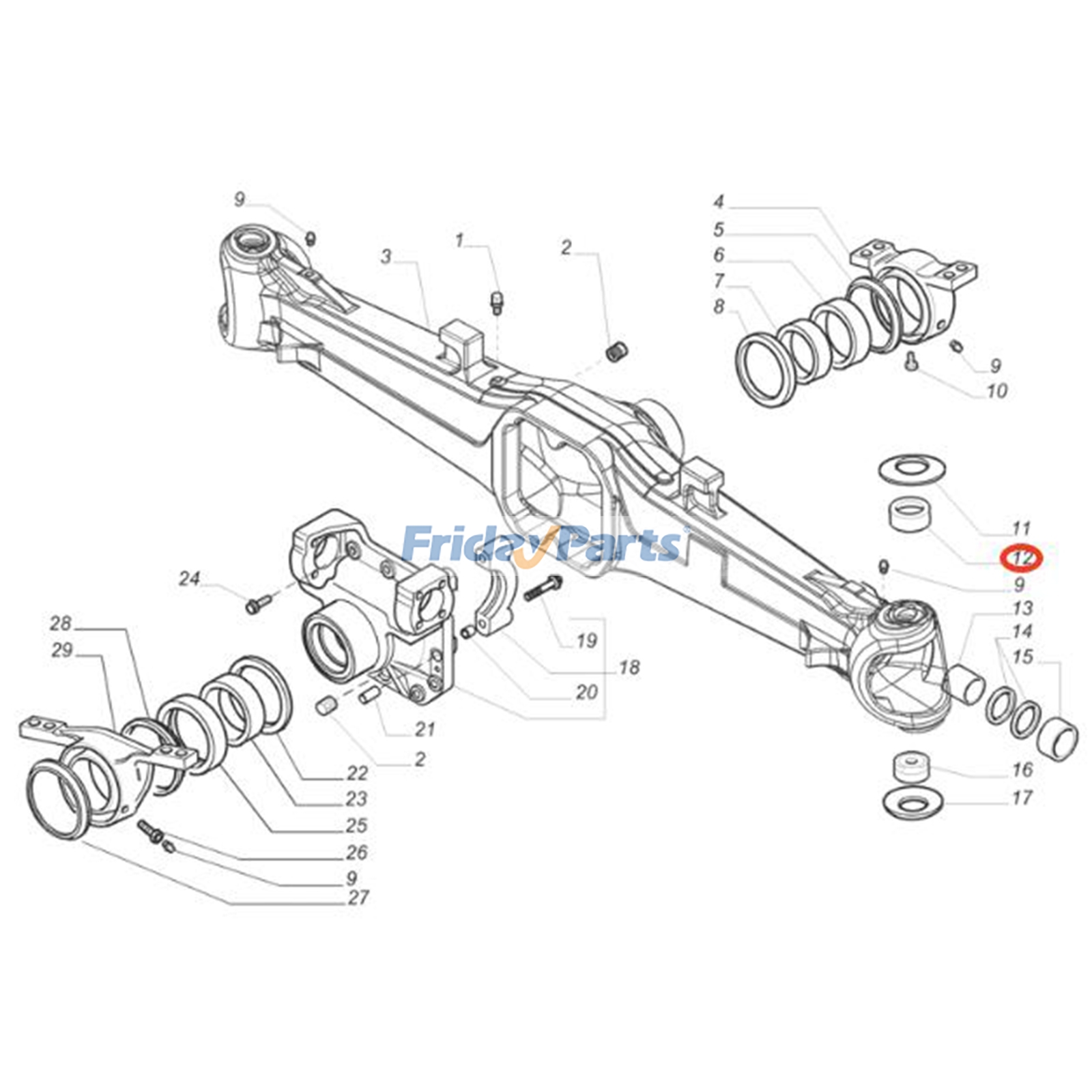 FridayPartsのブッシング