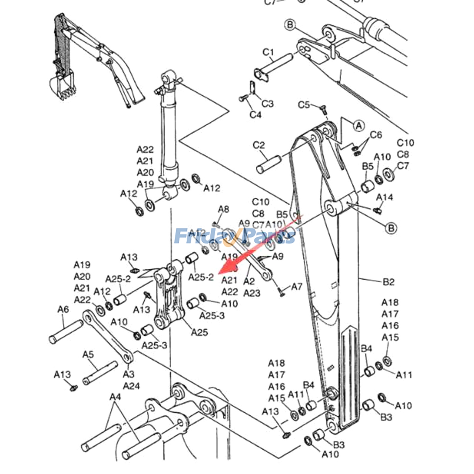 Bushing for Excavator