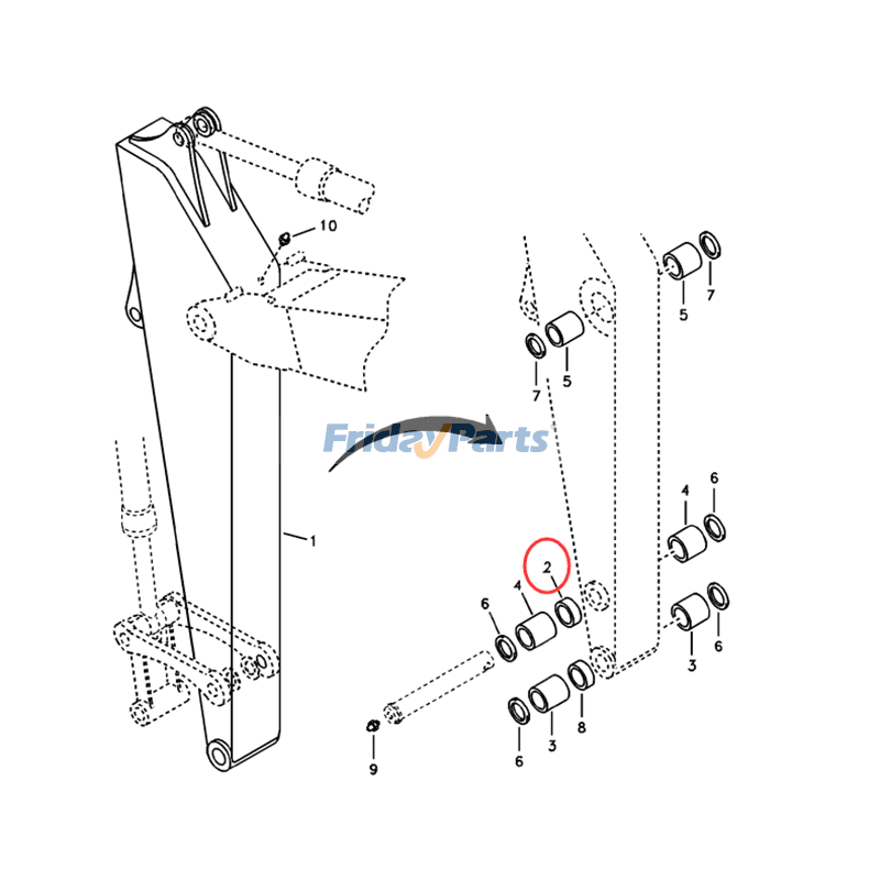 FridayPartsでブッシングを購入