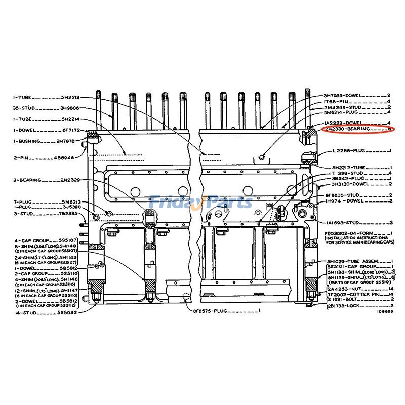 Bushing for Dozer,Engine