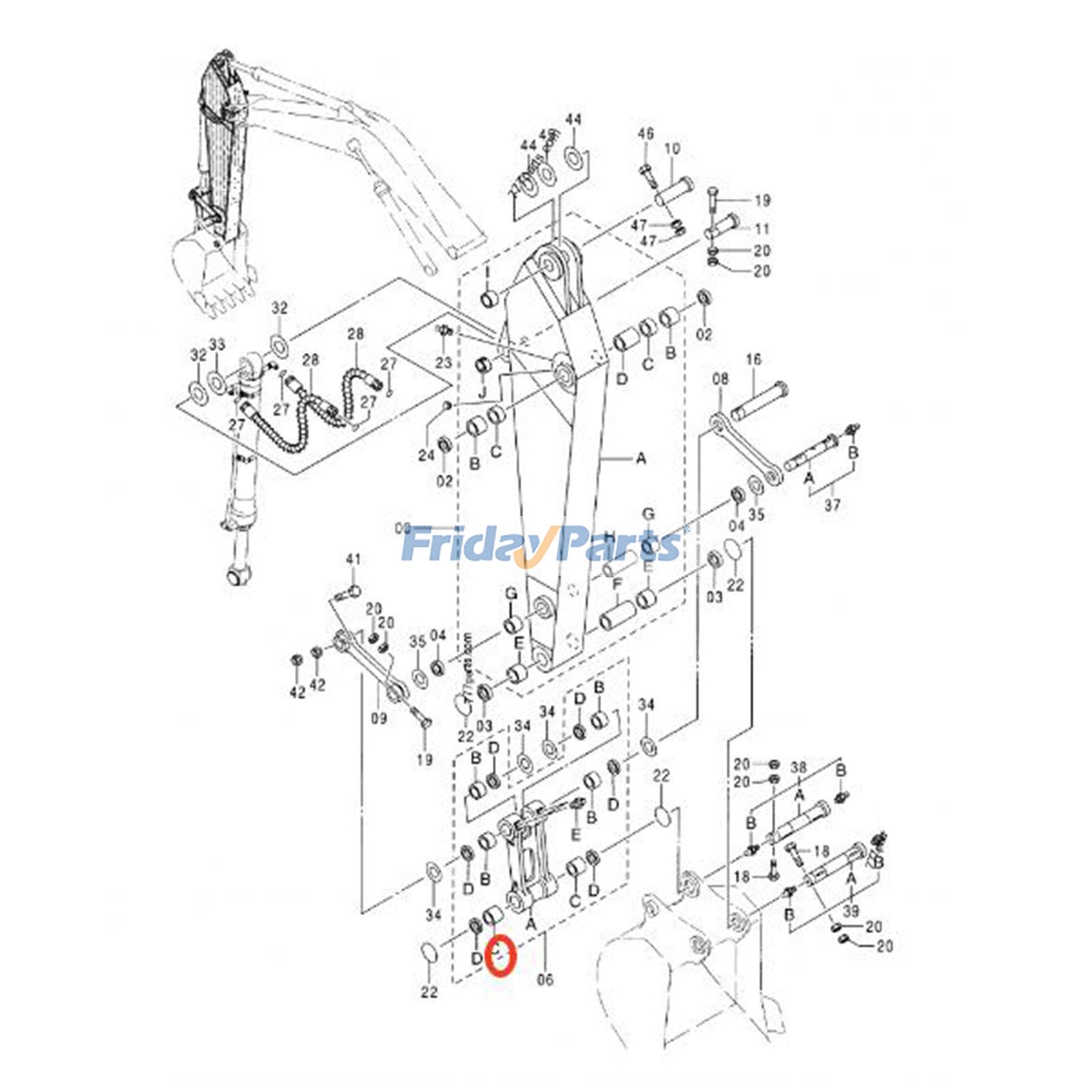 Bushing for Excavator