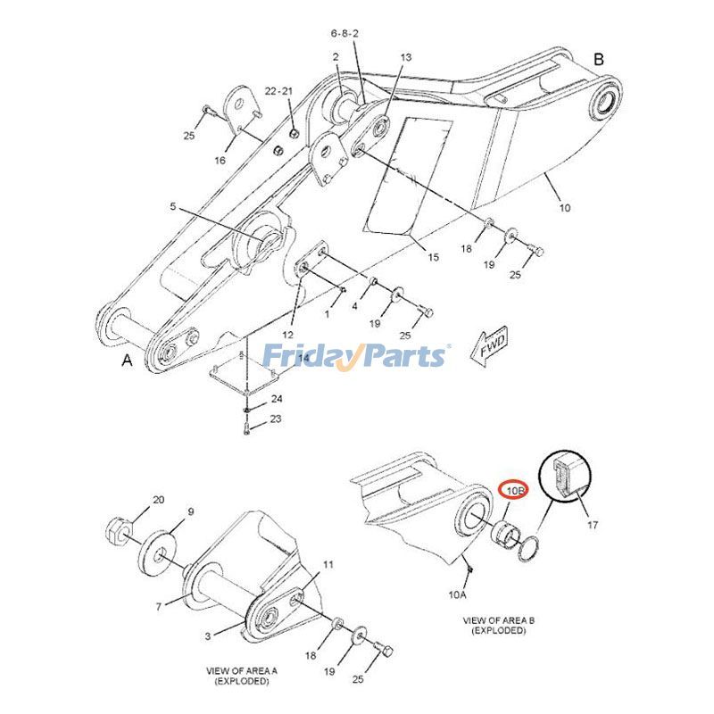 Cojinete 7Y-3427 para excavadora Caterpillar CAT 320N, 325, apilador 522B TK711, 2391, Skidder 527 Para CAT